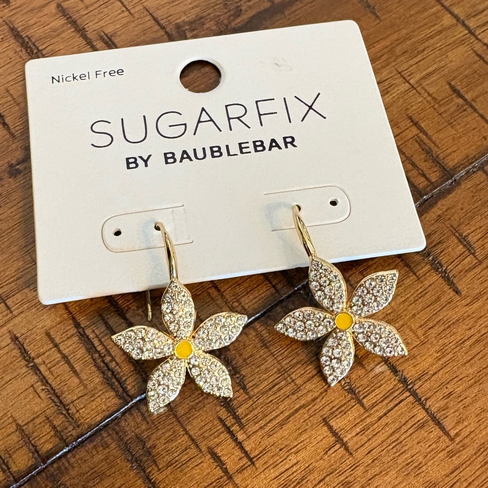 🔴2/$10- Sugarfix Gold and Yellow Flower Earrings